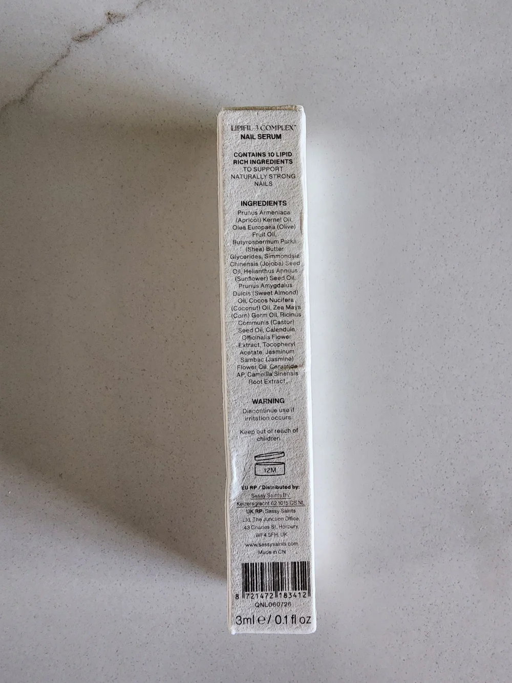 Sassy Saints LIPIFIL-3 Complex™ Nail Serum